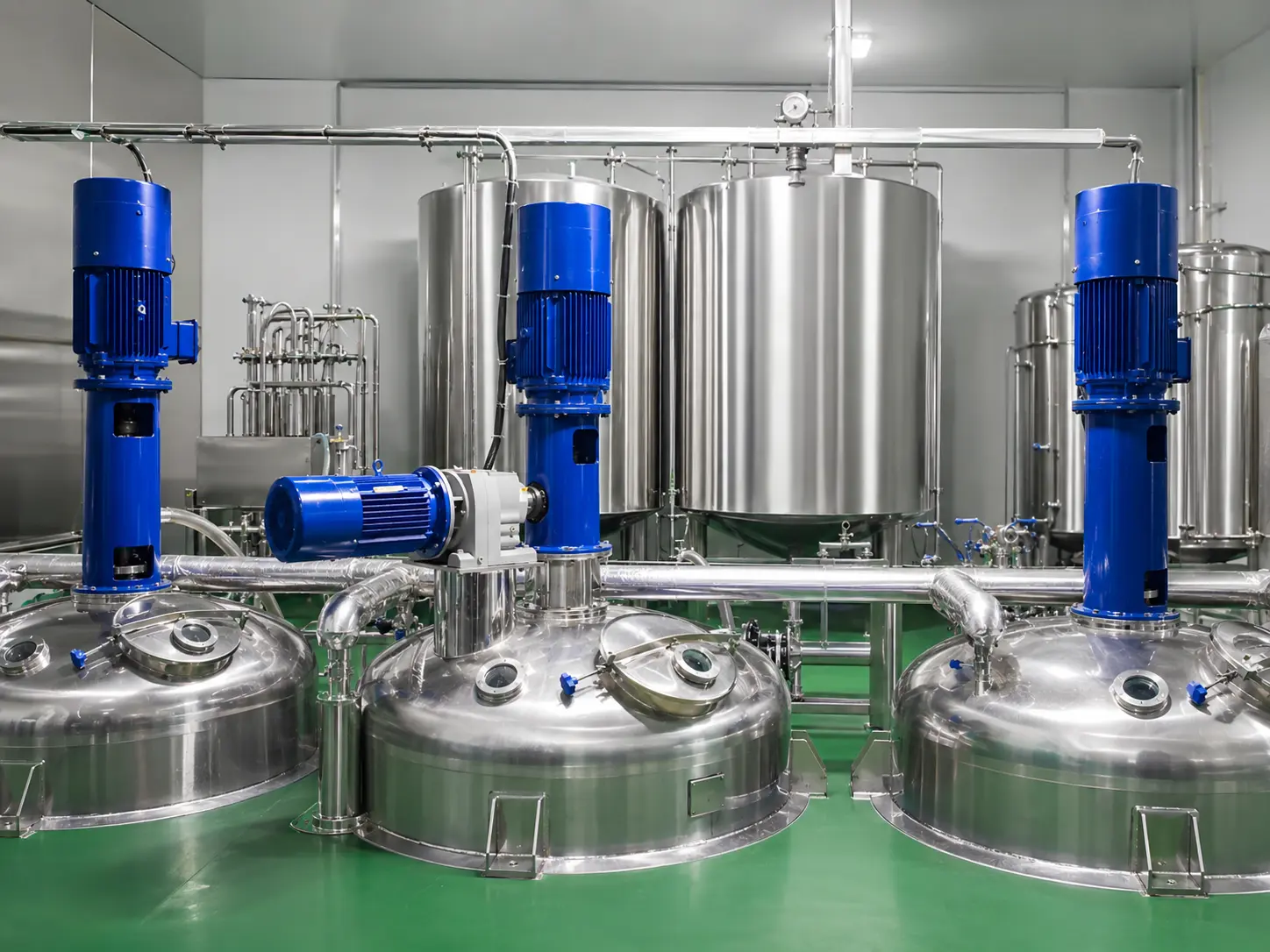Stainless-steel mixing systems